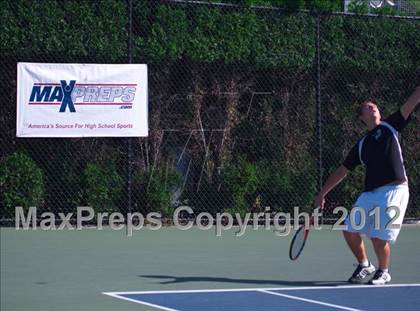Thumbnail 2 in NYSPHSAA Boys Tennis Championships (Round 2) photogallery.