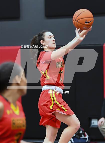 Thumbnail 2 in Rosary Academy vs. Long Beach Poly (Nike Tournament of Champions) photogallery.