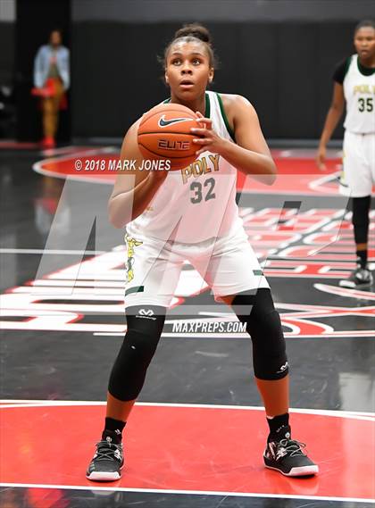 Thumbnail 2 in Rosary Academy vs. Long Beach Poly (Nike Tournament of Champions) photogallery.