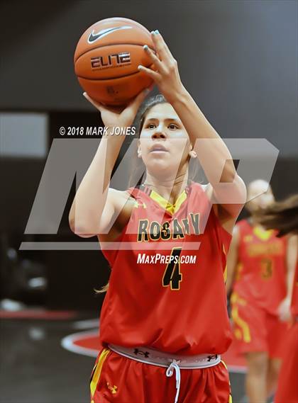 Thumbnail 2 in Rosary Academy vs. Long Beach Poly (Nike Tournament of Champions) photogallery.
