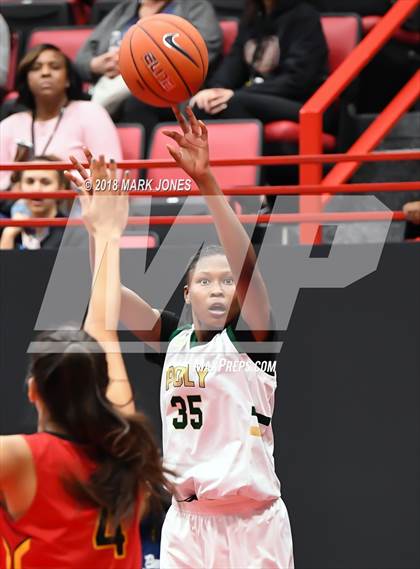 Thumbnail 1 in Rosary Academy vs. Long Beach Poly (Nike Tournament of Champions) photogallery.