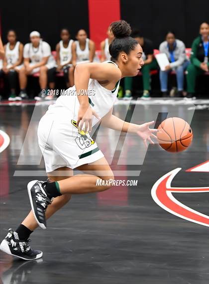 Thumbnail 2 in Rosary Academy vs. Long Beach Poly (Nike Tournament of Champions) photogallery.