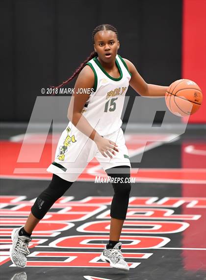 Thumbnail 1 in Rosary Academy vs. Long Beach Poly (Nike Tournament of Champions) photogallery.