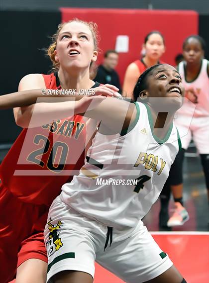 Thumbnail 3 in Rosary Academy vs. Long Beach Poly (Nike Tournament of Champions) photogallery.