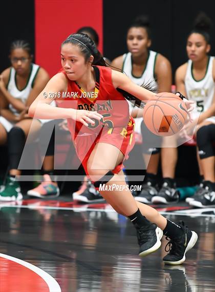 Thumbnail 1 in Rosary Academy vs. Long Beach Poly (Nike Tournament of Champions) photogallery.