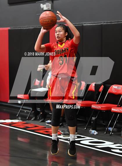 Thumbnail 1 in Rosary Academy vs. Long Beach Poly (Nike Tournament of Champions) photogallery.
