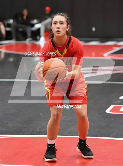 Thumbnail 2 in Rosary Academy vs. Long Beach Poly (Nike Tournament of Champions) photogallery.