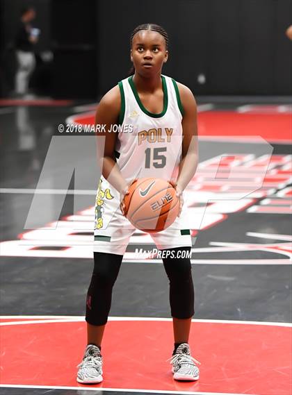 Thumbnail 3 in Rosary Academy vs. Long Beach Poly (Nike Tournament of Champions) photogallery.