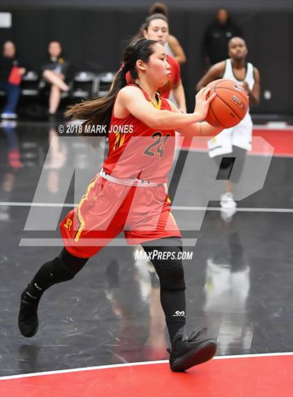 Thumbnail 1 in Rosary Academy vs. Long Beach Poly (Nike Tournament of Champions) photogallery.