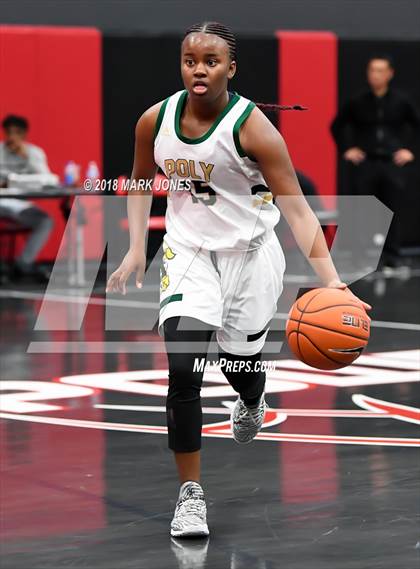Thumbnail 3 in Rosary Academy vs. Long Beach Poly (Nike Tournament of Champions) photogallery.