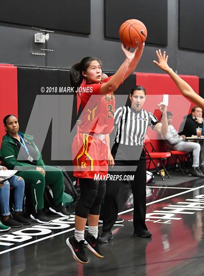 Thumbnail 2 in Rosary Academy vs. Long Beach Poly (Nike Tournament of Champions) photogallery.