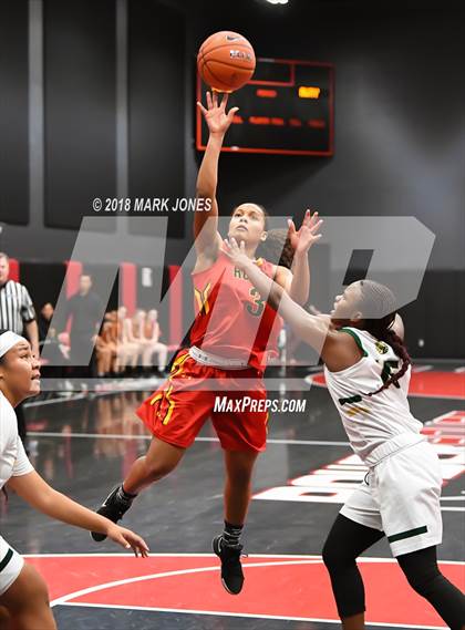 Thumbnail 1 in Rosary Academy vs. Long Beach Poly (Nike Tournament of Champions) photogallery.