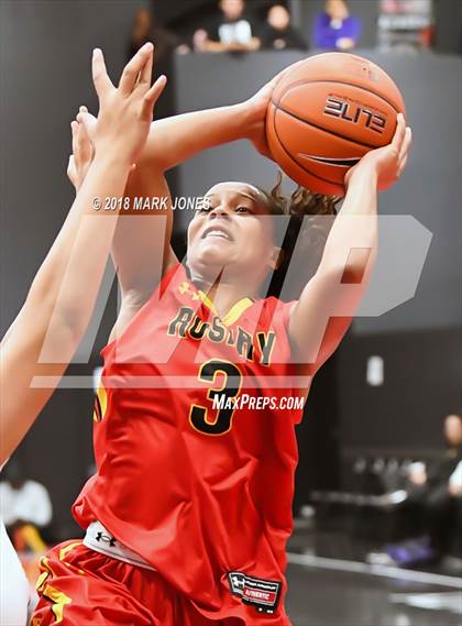 Thumbnail 2 in Rosary Academy vs. Long Beach Poly (Nike Tournament of Champions) photogallery.
