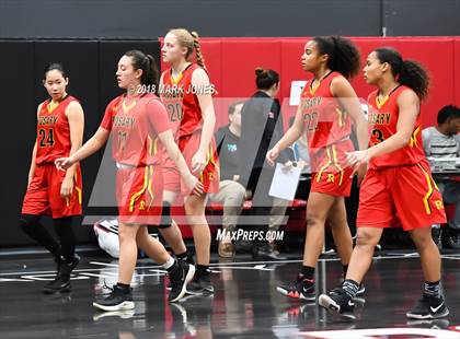 Thumbnail 1 in Rosary Academy vs. Long Beach Poly (Nike Tournament of Champions) photogallery.