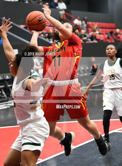 Thumbnail 2 in Rosary Academy vs. Long Beach Poly (Nike Tournament of Champions) photogallery.