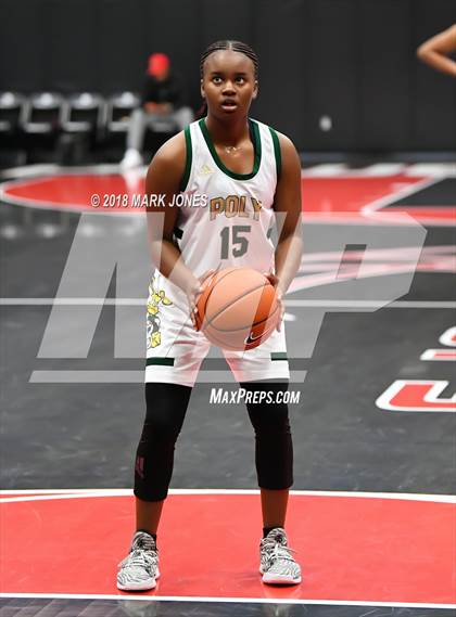 Thumbnail 3 in Rosary Academy vs. Long Beach Poly (Nike Tournament of Champions) photogallery.