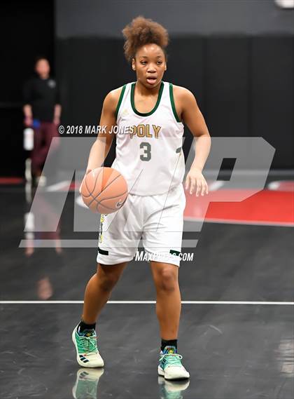 Thumbnail 2 in Rosary Academy vs. Long Beach Poly (Nike Tournament of Champions) photogallery.