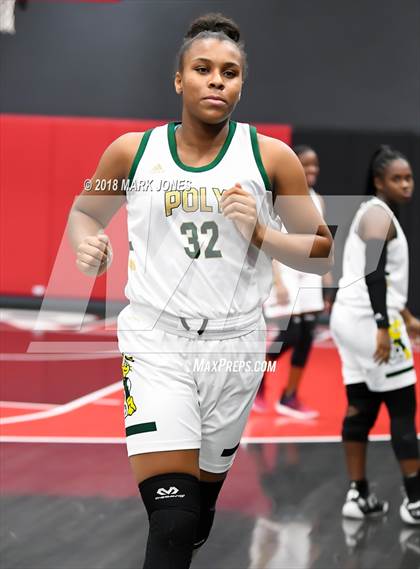 Thumbnail 1 in Rosary Academy vs. Long Beach Poly (Nike Tournament of Champions) photogallery.