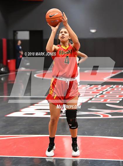 Thumbnail 1 in Rosary Academy vs. Long Beach Poly (Nike Tournament of Champions) photogallery.