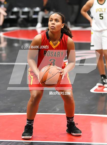 Thumbnail 3 in Rosary Academy vs. Long Beach Poly (Nike Tournament of Champions) photogallery.