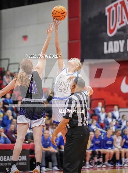 Thumbnail 3 in Moapa Valley vs. Spring Creek (NIAA Class 3A State Girls Semifinal) photogallery.