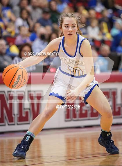 Thumbnail 1 in Moapa Valley vs. Spring Creek (NIAA Class 3A State Girls Semifinal) photogallery.