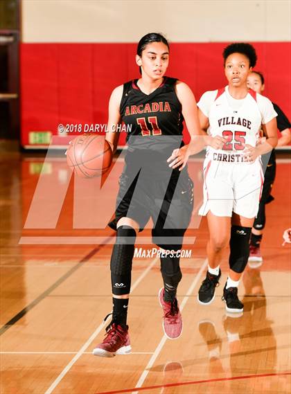 Thumbnail 2 in Arcadia vs. Village Christian (Mark Keppel Tournament) photogallery.