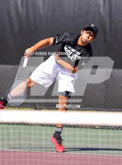 Thumbnail 1 in Plano West vs Lake Travis (UIL 6A Team Tennis Final) photogallery.