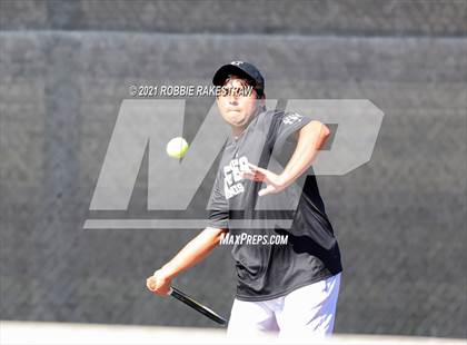Thumbnail 2 in Plano West vs Lake Travis (UIL 6A Team Tennis Final) photogallery.