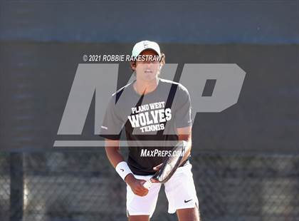 Thumbnail 1 in Plano West vs Lake Travis (UIL 6A Team Tennis Final) photogallery.