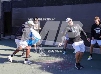 Thumbnail 1 in Plano West vs Lake Travis (UIL 6A Team Tennis Final) photogallery.