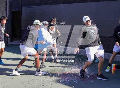 Thumbnail 3 in Plano West vs Lake Travis (UIL 6A Team Tennis Final) photogallery.