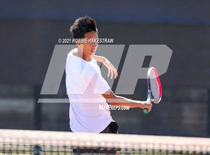 Thumbnail 3 in Plano West vs Lake Travis (UIL 6A Team Tennis Final) photogallery.