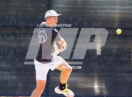 Thumbnail 3 in Plano West vs Lake Travis (UIL 6A Team Tennis Final) photogallery.
