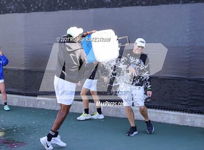 Thumbnail 2 in Plano West vs Lake Travis (UIL 6A Team Tennis Final) photogallery.
