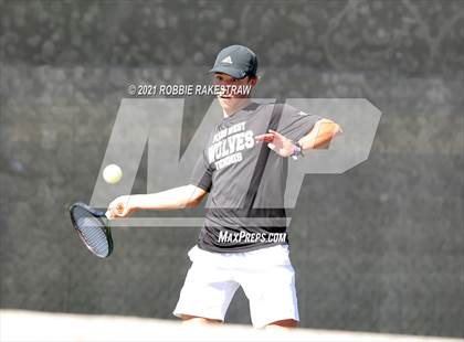 Thumbnail 2 in Plano West vs Lake Travis (UIL 6A Team Tennis Final) photogallery.