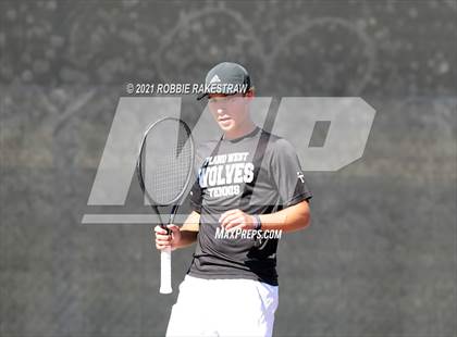 Thumbnail 1 in Plano West vs Lake Travis (UIL 6A Team Tennis Final) photogallery.