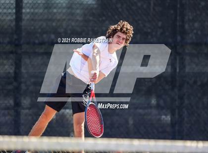 Thumbnail 1 in Plano West vs Lake Travis (UIL 6A Team Tennis Final) photogallery.