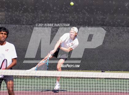 Thumbnail 1 in Plano West vs Lake Travis (UIL 6A Team Tennis Final) photogallery.