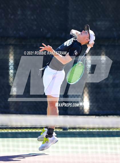 Thumbnail 3 in Plano West vs Lake Travis (UIL 6A Team Tennis Final) photogallery.