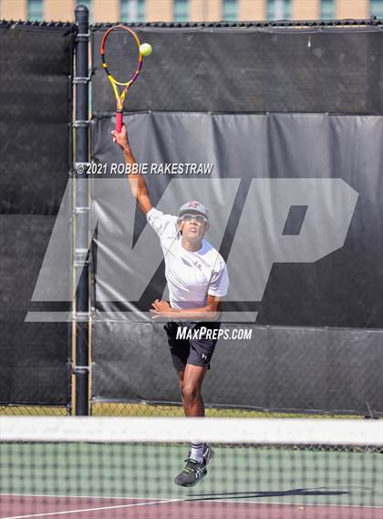 Thumbnail 2 in Plano West vs Lake Travis (UIL 6A Team Tennis Final) photogallery.