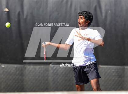 Thumbnail 3 in Plano West vs Lake Travis (UIL 6A Team Tennis Final) photogallery.