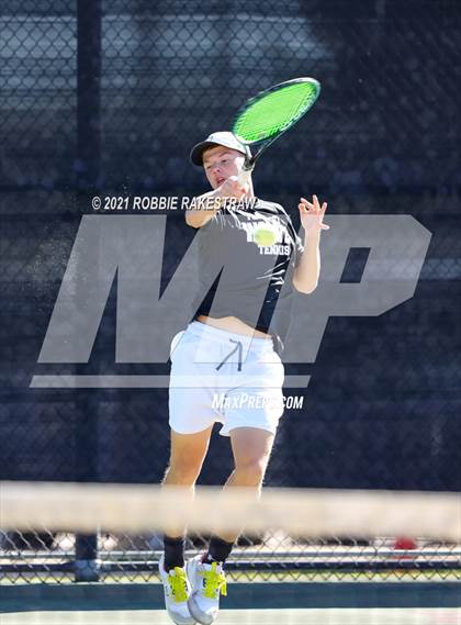 Thumbnail 3 in Plano West vs Lake Travis (UIL 6A Team Tennis Final) photogallery.