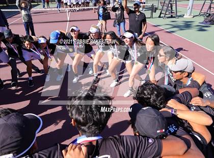 Thumbnail 1 in Plano West vs Lake Travis (UIL 6A Team Tennis Final) photogallery.