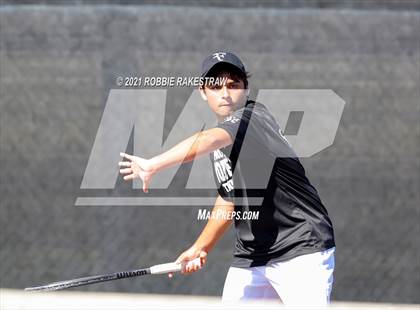 Thumbnail 1 in Plano West vs Lake Travis (UIL 6A Team Tennis Final) photogallery.