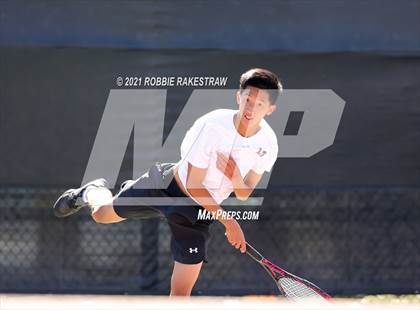 Thumbnail 2 in Plano West vs Lake Travis (UIL 6A Team Tennis Final) photogallery.