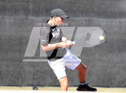 Thumbnail 3 in Plano West vs Lake Travis (UIL 6A Team Tennis Final) photogallery.