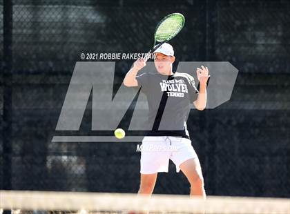 Thumbnail 3 in Plano West vs Lake Travis (UIL 6A Team Tennis Final) photogallery.