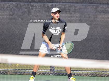 Thumbnail 1 in Plano West vs Lake Travis (UIL 6A Team Tennis Final) photogallery.