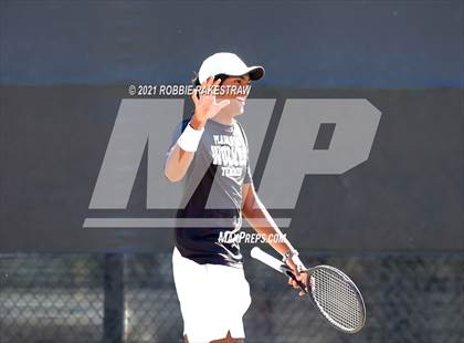 Thumbnail 3 in Plano West vs Lake Travis (UIL 6A Team Tennis Final) photogallery.